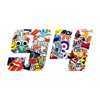 Polep vozidla Startovní číslo 94 typ 6 (83 - Sticker bomb) SAMOLEPKA NA AUTO, NÁLEPKA, FÓLIE, POLEP, TUNING, VLASTNÍ TEXT, TISK, AUTOSAMOLEPKY.cz, POLEPY, OBRÁZEK, LOGO, 3D STICKERS