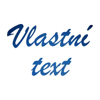 Polep vozidla Vlastní text - Brush Script (65 - škrábaný kov modrý) SAMOLEPKA NA AUTO, NÁLEPKA, FÓLIE, POLEP, TUNING, VLASTNÍ TEXT, TISK, AUTOSAMOLEPKY.cz, POLEPY, OBRÁZEK, LOGO, 3D STICKERS