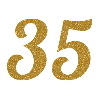 Polep vozidla Startovní číslo 35 typ 3 (92 - Ultra Metalic zlatá) SAMOLEPKA NA AUTO, NÁLEPKA, FÓLIE, POLEP, TUNING, VLASTNÍ TEXT, TISK, AUTOSAMOLEPKY.cz, POLEPY, OBRÁZEK, LOGO, 3D STICKERS