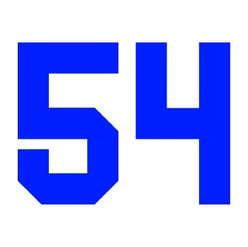 Polep vozidla Startovní číslo 54 (19 - modrá dynamic) SAMOLEPKA NA AUTO, NÁLEPKA, FÓLIE, POLEP, TUNING, VLASTNÍ TEXT, TISK, AUTOSAMOLEPKY.cz, POLEPY, OBRÁZEK, LOGO, 3D STICKERS