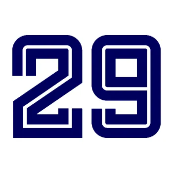 Polep vozidla Startovní číslo 29 typ 7 (23 - tmavě modrá) SAMOLEPKA NA AUTO, NÁLEPKA, FÓLIE, POLEP, TUNING, VLASTNÍ TEXT, TISK, AUTOSAMOLEPKY.cz, POLEPY, OBRÁZEK, LOGO, 3D STICKERS