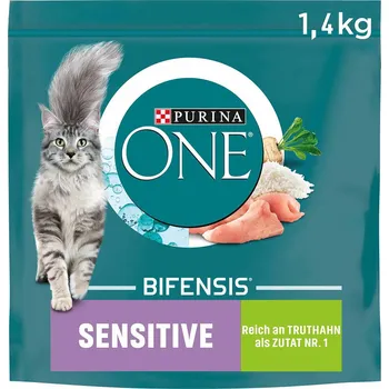 Purina One Cat Adult Sensitive Turkey/Rice, 1,4 kg