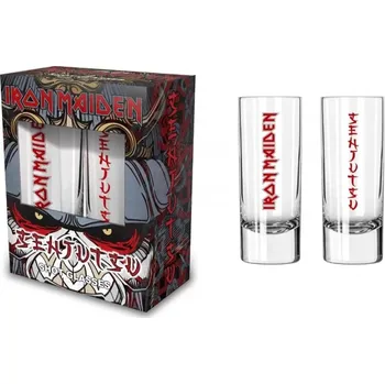 Sklenice sada štamprle, panák Iron Maiden - Senjutsu