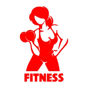 Polep vozidla SAMOLEPKA Fitness 002 levá posilování s činkou (74 - Fluorescentní červená) NA AUTO, NÁLEPKA, FÓLIE, POLEP, TUNING, VLASTNÍ TEXT, TISK, AUTOSAMOLEPKY.cz, POLEPY, OBRÁZEK, LOGO, SAMOLEPKY