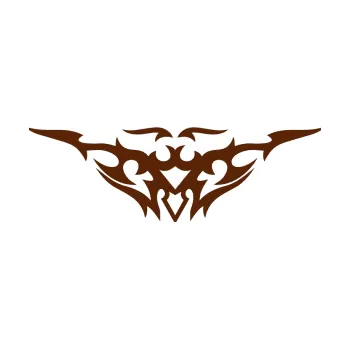 Polep vozidla Tetování 002 (15 - hnědá) SAMOLEPKA NA AUTO, NÁLEPKA, FÓLIE, POLEP, TUNING, VLASTNÍ TEXT, TISK, AUTOSAMOLEPKY.cz, POLEPY, OBRÁZEK, LOGO, 3D STICKERS