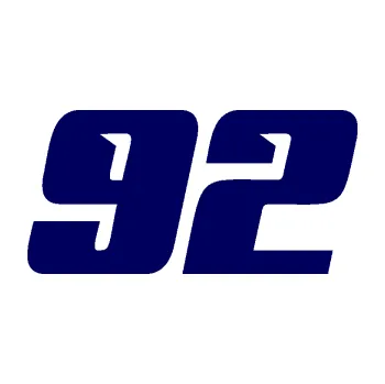 Polep vozidla Startovní číslo 92 typ 6 (23 - tmavě modrá) SAMOLEPKA NA AUTO, NÁLEPKA, FÓLIE, POLEP, TUNING, VLASTNÍ TEXT, TISK, AUTOSAMOLEPKY.cz, POLEPY, OBRÁZEK, LOGO, 3D STICKERS