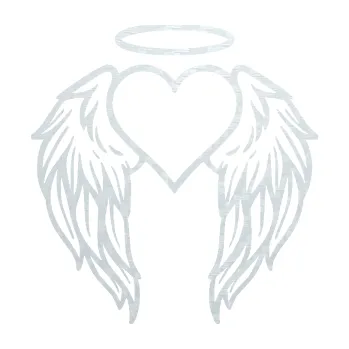 Samolepící dekorace SAMOLEPKA Srdíčko 019 andělská křídla (51 - 3D karbon bílý) NA AUTO, NÁLEPKA, FÓLIE, POLEP, TUNING, VLASTNÍ TEXT, TISK, AUTOSAMOLEPKY.cz, POLEPY, OBRÁZEK, LOGO, SAMOLEPKY
