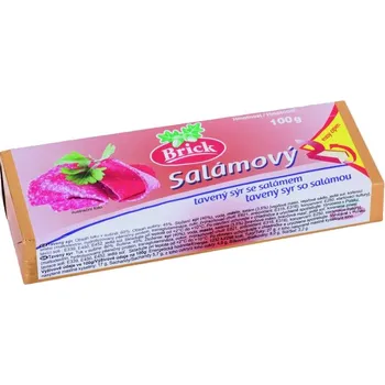 Brick tavený sýr salámový 100g