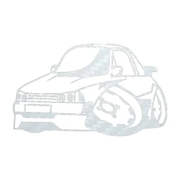 Polep vozidla SAMOLEPKA Škoda 120 karikatura levá (51 - 3D karbon bílý) NA AUTO, NÁLEPKA, FÓLIE, POLEP, TUNING, VLASTNÍ TEXT, TISK, AUTOSAMOLEPKY.cz, POLEPY, OBRÁZEK, LOGO, SAMOLEPKY