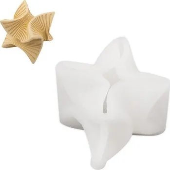 kreativní sada Manumi Silikonová forma na odlévání kreativní hmoty geokostka 80x78mm