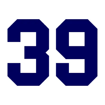 Polep vozidla Startovní číslo 39 (23 - tmavě modrá) SAMOLEPKA NA AUTO, NÁLEPKA, FÓLIE, POLEP, TUNING, VLASTNÍ TEXT, TISK, AUTOSAMOLEPKY.cz, POLEPY, OBRÁZEK, LOGO, 3D STICKERS