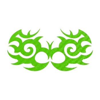 Polep vozidla Tetování 056 (58 - 3D karbon zelený kawasaki) SAMOLEPKA NA AUTO, NÁLEPKA, FÓLIE, POLEP, TUNING, VLASTNÍ TEXT, TISK, AUTOSAMOLEPKY.cz, POLEPY, OBRÁZEK, LOGO, 3D STICKERS