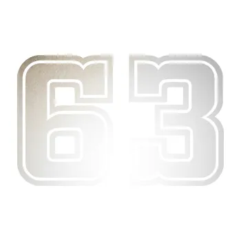 Polep vozidla SAMOLEPKA Startovní číslo 63 typ 5 (82 - odrazková reflexní bílá) NA AUTO, NÁLEPKA, FÓLIE, POLEP, TUNING, VLASTNÍ TEXT, TISK, AUTOSAMOLEPKY.cz, POLEPY, OBRÁZEK, LOGO, SAMOLEPKY