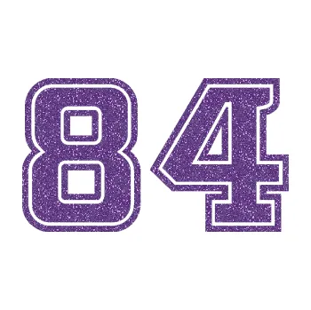 Polep vozidla SAMOLEPKA Startovní číslo 84 typ 5 (87 - Ultra Metalic fialová) NA AUTO, NÁLEPKA, FÓLIE, POLEP, TUNING, VLASTNÍ TEXT, TISK, AUTOSAMOLEPKY.cz, POLEPY, OBRÁZEK, LOGO, SAMOLEPKY
