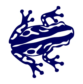 Samolepící dekorace Žába 002 pravá (23 - tmavě modrá) SAMOLEPKA NA AUTO, NÁLEPKA, FÓLIE, POLEP, TUNING, VLASTNÍ TEXT, TISK, AUTOSAMOLEPKY.cz, POLEPY, OBRÁZEK, LOGO, 3D STICKERS