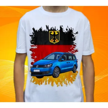 Pánské tričko tričko Volkswagen Sharan 2016 158 (Trička s motivy aut)