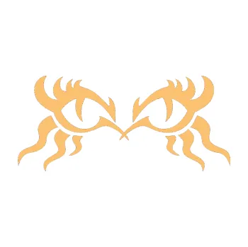 Polep vozidla Tetování 183 oči (08 - béžová) SAMOLEPKA NA AUTO, NÁLEPKA, FÓLIE, POLEP, TUNING, VLASTNÍ TEXT, TISK, AUTOSAMOLEPKY.cz, POLEPY, OBRÁZEK, LOGO, 3D STICKERS