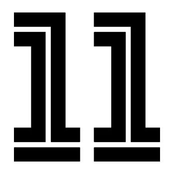 Polep vozidla Startovní číslo 11 typ 7 (01 - černá) SAMOLEPKA NA AUTO, NÁLEPKA, FÓLIE, POLEP, TUNING, VLASTNÍ TEXT, TISK, AUTOSAMOLEPKY.cz, POLEPY, OBRÁZEK, LOGO, 3D STICKERS