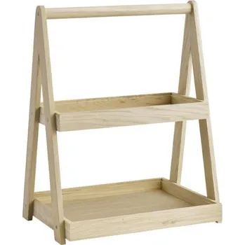 APS Dřevěný stojan VALO, dvoupatrový, GN 1/3 + 1/2