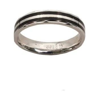 Prsten Stříbrný snubní prsten