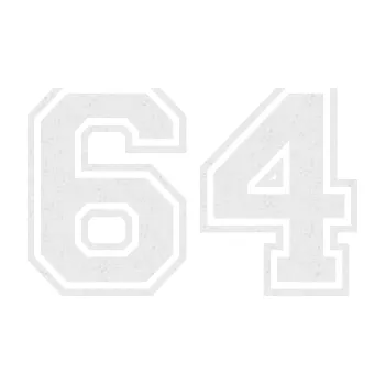 Polep vozidla Startovní číslo 64 typ 4 (84 - Ultra Metalic bílá) SAMOLEPKA NA AUTO, NÁLEPKA, FÓLIE, POLEP, TUNING, VLASTNÍ TEXT, TISK, AUTOSAMOLEPKY.cz, POLEPY, OBRÁZEK, LOGO, 3D STICKERS