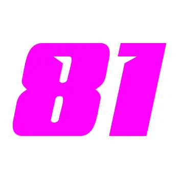 Polep vozidla Startovní číslo 81 typ 6 (72 - Fluorescentní růžová) SAMOLEPKA NA AUTO, NÁLEPKA, FÓLIE, POLEP, TUNING, VLASTNÍ TEXT, TISK, AUTOSAMOLEPKY.cz, POLEPY, OBRÁZEK, LOGO, 3D STICKERS