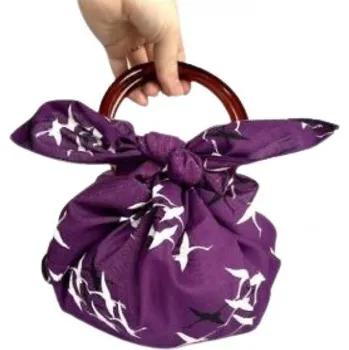 Šátek Japonský šátek Furoshiki 70 x 70 cm Taška Jeřábi