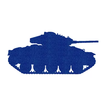 Polep vozidla SAMOLEPKA Tank 001 pravá WW2 (89 - Ultra Metalic modrá tmavá) NA AUTO, NÁLEPKA, FÓLIE, POLEP, TUNING, VLASTNÍ TEXT, TISK, AUTOSAMOLEPKY.cz, POLEPY, OBRÁZEK, LOGO, SAMOLEPKY