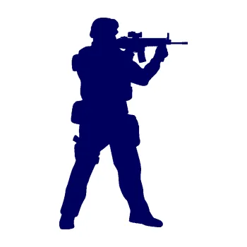 Samolepící dekorace SAMOLEPKA Voják 006 pravá (23 - tmavě modrá) NA AUTO, NÁLEPKA, FÓLIE, POLEP, TUNING, VLASTNÍ TEXT, TISK, AUTOSAMOLEPKY.cz, POLEPY, OBRÁZEK, LOGO, SAMOLEPKY