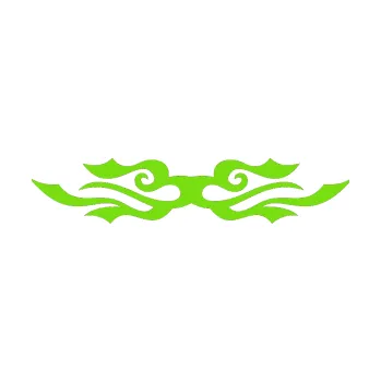 Polep vozidla Tetování 134 (04 - zelená kawasaki) SAMOLEPKA NA AUTO, NÁLEPKA, FÓLIE, POLEP, TUNING, VLASTNÍ TEXT, TISK, AUTOSAMOLEPKY.cz, POLEPY, OBRÁZEK, LOGO, 3D STICKERS