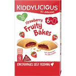 Kiddylicious Ovocné koláčky jahodové, 6x22g