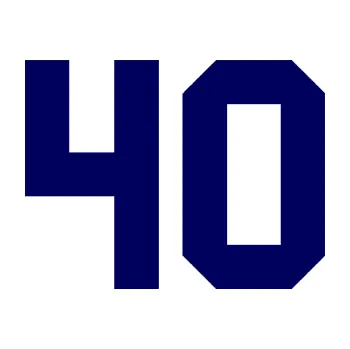 Polep vozidla Startovní číslo 40 (23 - tmavě modrá) SAMOLEPKA NA AUTO, NÁLEPKA, FÓLIE, POLEP, TUNING, VLASTNÍ TEXT, TISK, AUTOSAMOLEPKY.cz, POLEPY, OBRÁZEK, LOGO, 3D STICKERS