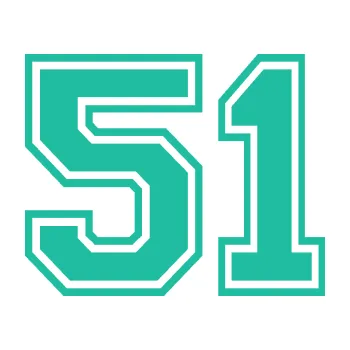 Polep vozidla Startovní číslo 51 typ 4 (25 - tyrkysová) SAMOLEPKA NA AUTO, NÁLEPKA, FÓLIE, POLEP, TUNING, VLASTNÍ TEXT, TISK, AUTOSAMOLEPKY.cz, POLEPY, OBRÁZEK, LOGO, 3D STICKERS