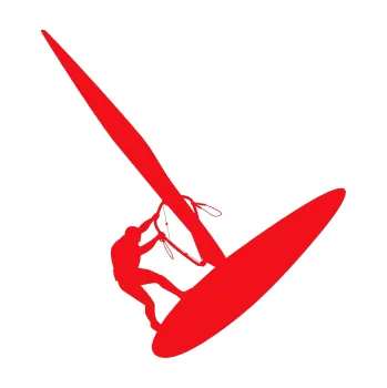 Polep vozidla SAMOLEPKA Windsurfing 002 pravá (10 - červená) NA AUTO, NÁLEPKA, FÓLIE, POLEP, TUNING, VLASTNÍ TEXT, TISK, AUTOSAMOLEPKY.cz, POLEPY, OBRÁZEK, LOGO, SAMOLEPKY