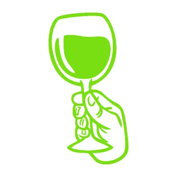 Samolepící dekorace SAMOLEPKA Sklenka vína levá přípitek (04 - zelená kawasaki) NA AUTO, NÁLEPKA, FÓLIE, POLEP, TUNING, VLASTNÍ TEXT, TISK, AUTOSAMOLEPKY.cz, POLEPY, OBRÁZEK, LOGO, SAMOLEPKY