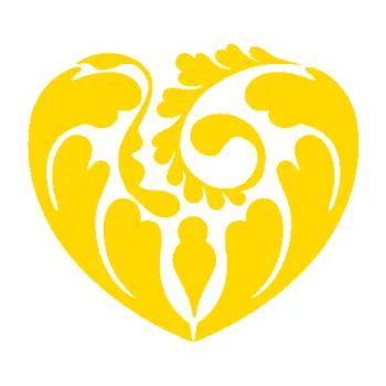 Samolepící dekorace Srdíčko 009 pravá (13 - jasně žlutá) SAMOLEPKA NA AUTO, NÁLEPKA, FÓLIE, POLEP, TUNING, VLASTNÍ TEXT, TISK, AUTOSAMOLEPKY.cz, POLEPY, OBRÁZEK, LOGO, 3D STICKERS