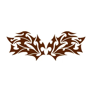 Polep vozidla Tetování 196 (15 - hnědá) SAMOLEPKA NA AUTO, NÁLEPKA, FÓLIE, POLEP, TUNING, VLASTNÍ TEXT, TISK, AUTOSAMOLEPKY.cz, POLEPY, OBRÁZEK, LOGO, 3D STICKERS