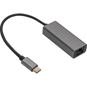 Datový kabel AKYGA Adaptér USB na Fast Ethernet 10/100/1000Mbps 0,15m
