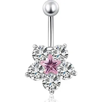 Piercing Piercing do pupíku | visací piercing srdce - 8