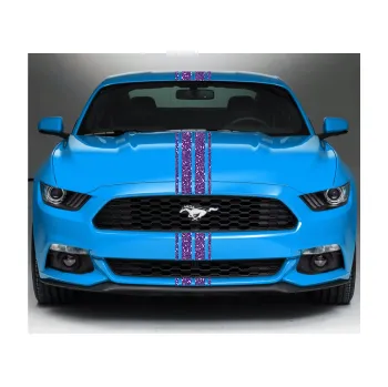 Polep vozidla Viper pruhy dvojité 1,5 cm + 5 cm + 5 cm + 1,5 cm (87 - Ultra Metalic fialová) SAMOLEPKA NA AUTO, NÁLEPKA, FÓLIE, POLEP, TUNING, VLASTNÍ TEXT, TISK, AUTOSAMOLEPKY.cz, POLEPY, OBRÁZEK, LOGO, 3D STICKERS