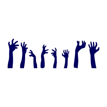 Samolepící dekorace SAMOLEPKA Zombie 002 levá mrtví vylézají z hrobu (23 - tmavě modrá) NA AUTO, NÁLEPKA, FÓLIE, POLEP, TUNING, VLASTNÍ TEXT, TISK, AUTOSAMOLEPKY.cz, POLEPY, OBRÁZEK, LOGO, SAMOLEPKY