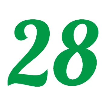 Polep vozidla Startovní číslo 28 typ 3 (12 - zelená) SAMOLEPKA NA AUTO, NÁLEPKA, FÓLIE, POLEP, TUNING, VLASTNÍ TEXT, TISK, AUTOSAMOLEPKY.cz, POLEPY, OBRÁZEK, LOGO, 3D STICKERS