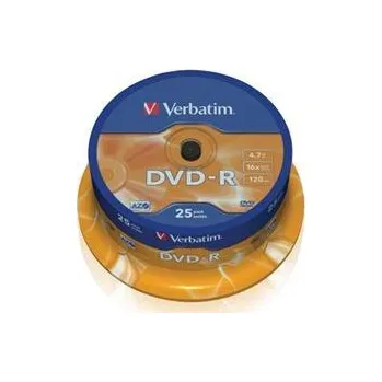 Počítač VERBATIM DVD-R AZO 4,7GB, 16x, spindle 25 ks
