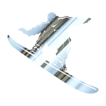 Samolepicí dekorace na vozidlo Snowboard 038 levá (80 - chrom fólie stříbrná zrcadlová) SAMOLEPKA NA AUTO, NÁLEPKA, FÓLIE, POLEP, TUNING, VLASTNÍ TEXT, TISK, AUTOSAMOLEPKY.cz, POLEPY, OBRÁZEK, LOGO, 3D STICKERS