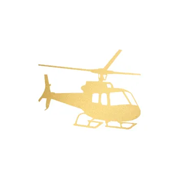 Polep vozidla SAMOLEPKA Vrtulník 008 pravá helikoptéra (43 - zlatá metalíza) NA AUTO, NÁLEPKA, FÓLIE, POLEP, TUNING, VLASTNÍ TEXT, TISK, AUTOSAMOLEPKY.cz, POLEPY, OBRÁZEK, LOGO, SAMOLEPKY