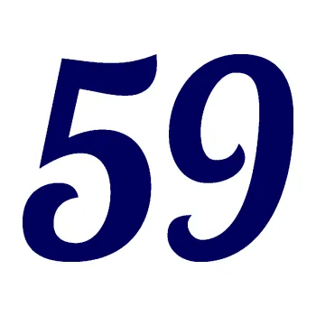 Polep vozidla Startovní číslo 59 typ 3 (23 - tmavě modrá) SAMOLEPKA NA AUTO, NÁLEPKA, FÓLIE, POLEP, TUNING, VLASTNÍ TEXT, TISK, AUTOSAMOLEPKY.cz, POLEPY, OBRÁZEK, LOGO, 3D STICKERS