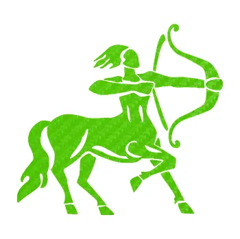 Samolepící dekorace SAMOLEPKA Střelec 005 pravá (58 - 3D karbon zelený kawasaki) NA AUTO, NÁLEPKA, FÓLIE, POLEP, TUNING, VLASTNÍ TEXT, TISK, AUTOSAMOLEPKY.cz, POLEPY, OBRÁZEK, LOGO, SAMOLEPKY