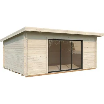 Zahradní stavba Zahradní domek LEA 19,4 m2 s posuvnými dveřmi