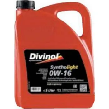 Motorový olej Motorový olej Divinol Syntholight 0W-16, 5L