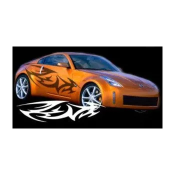 Polep vozidla SAMOLEPKA Samolepka na bok tattoo 033 (14 - fialová) NA AUTO, NÁLEPKA, FÓLIE, POLEP, TUNING, VLASTNÍ TEXT, TISK, AUTOSAMOLEPKY.cz, POLEPY, OBRÁZEK, LOGO, SAMOLEPKY